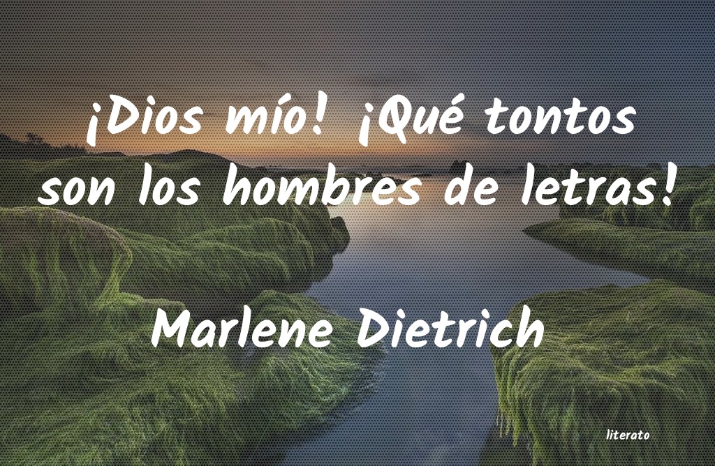 frases de Marlene Dietrich