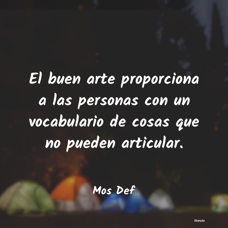 frases de Mos Def