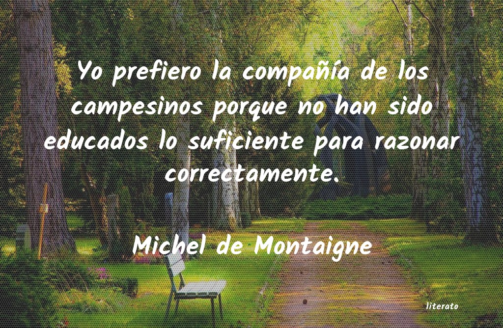 Frases de Michel de Montaigne