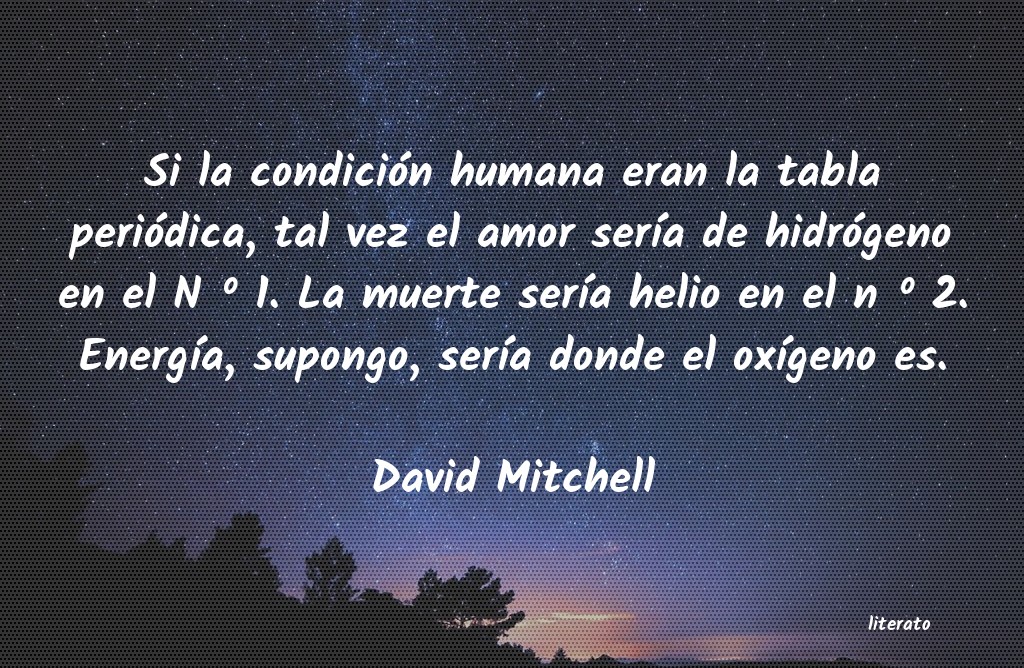 Frases de David Mitchell