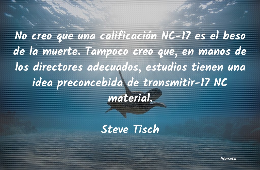 Frases de Steve Tisch