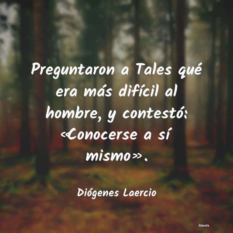 Frases de Diógenes Laercio