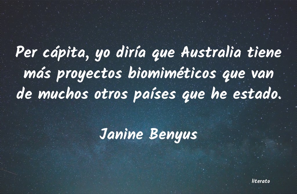 frases de Janine Benyus