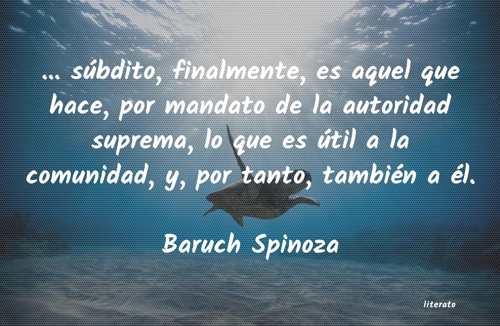 Frases de Baruch Spinoza