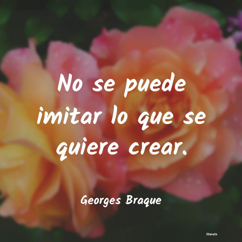 Frases de Georges Braque