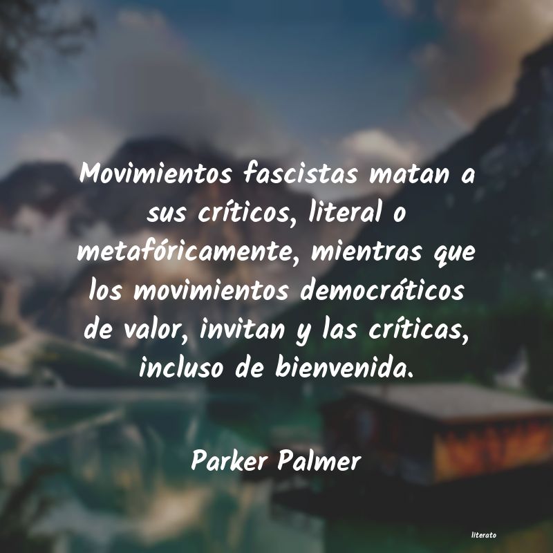 frases de Parker Palmer