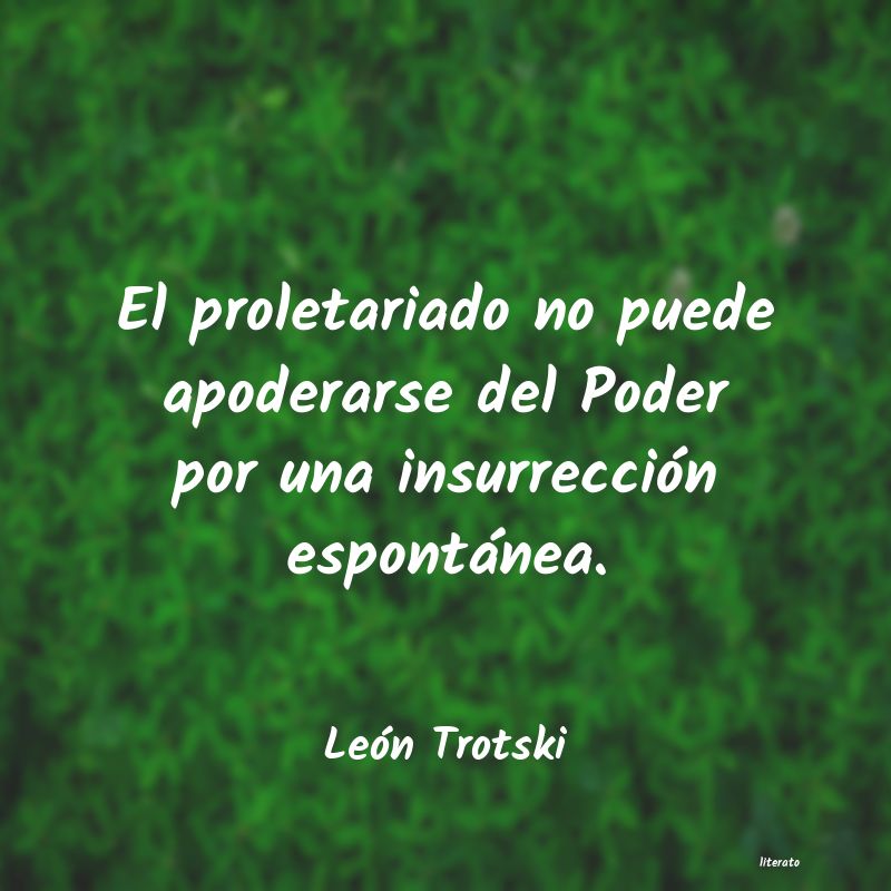 frases de León Trotski