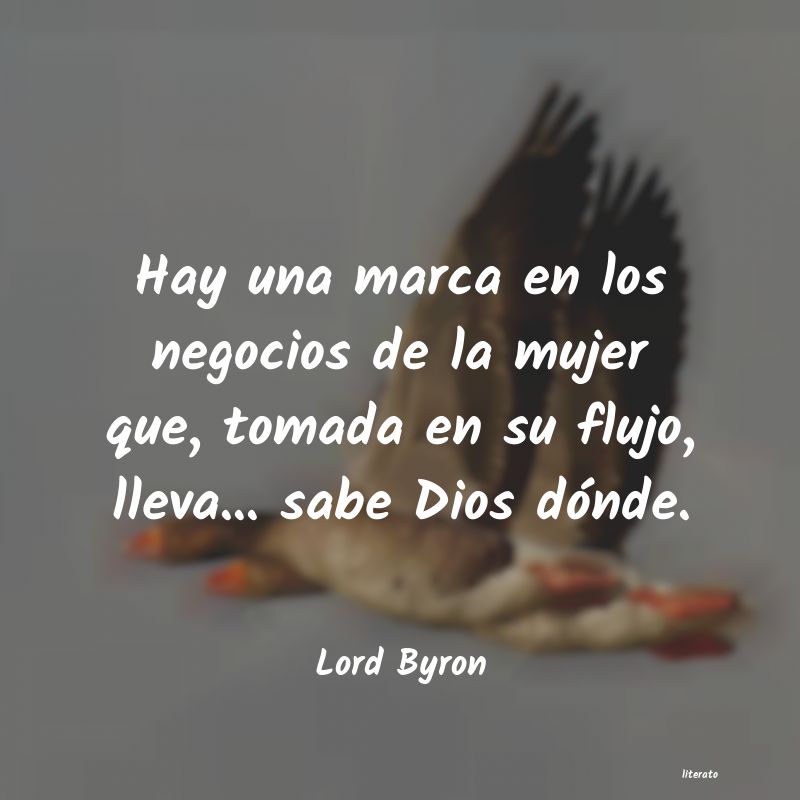frases de Lord Byron