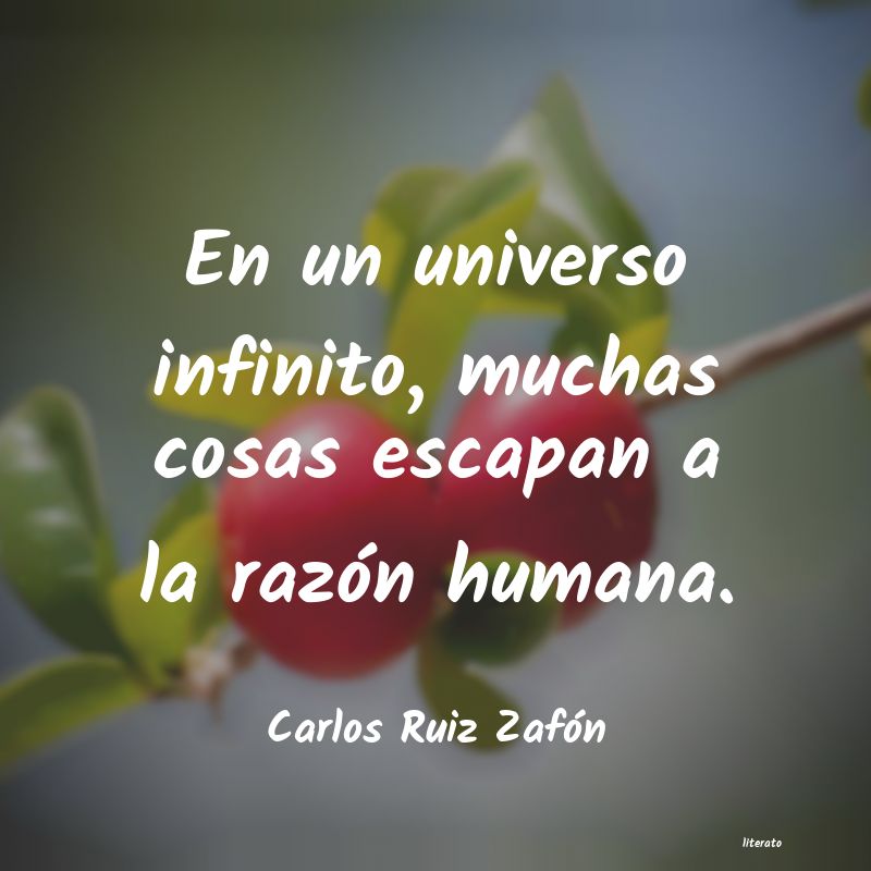 Frases de Carlos Ruiz Zafón