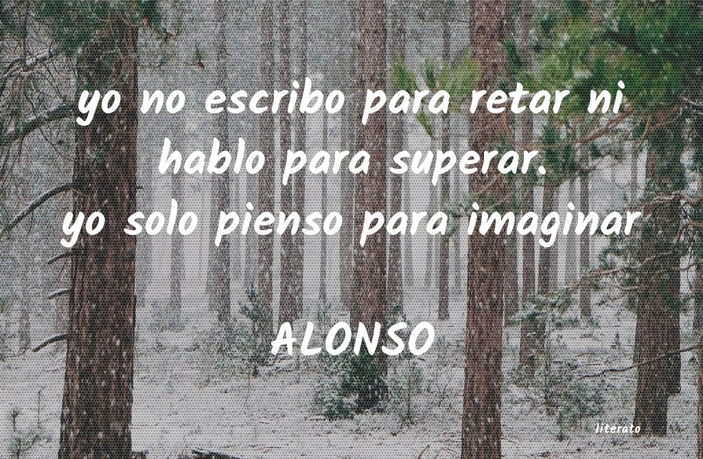 Frases de ALONSO