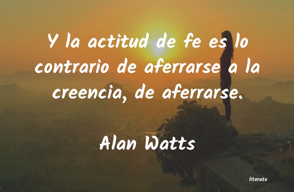 Frases de Alan Watts