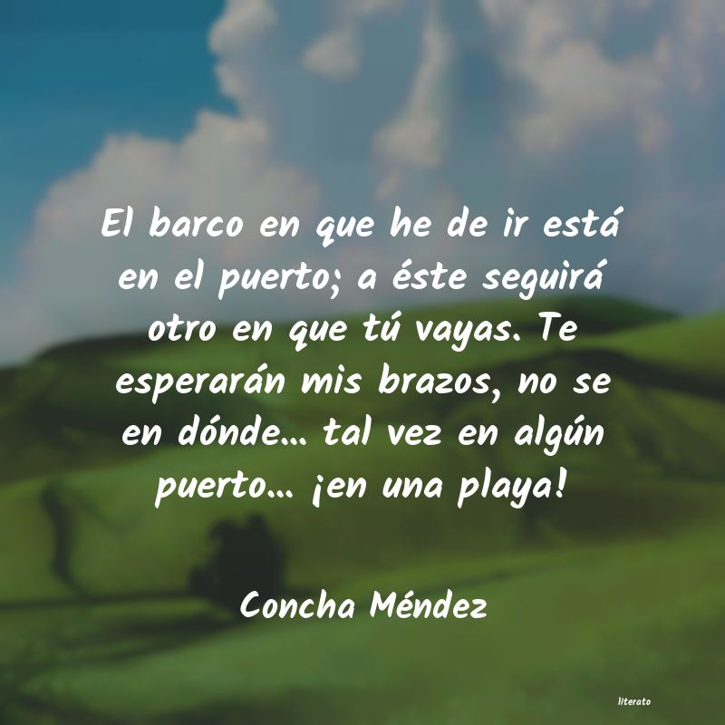 Frases de Concha Méndez