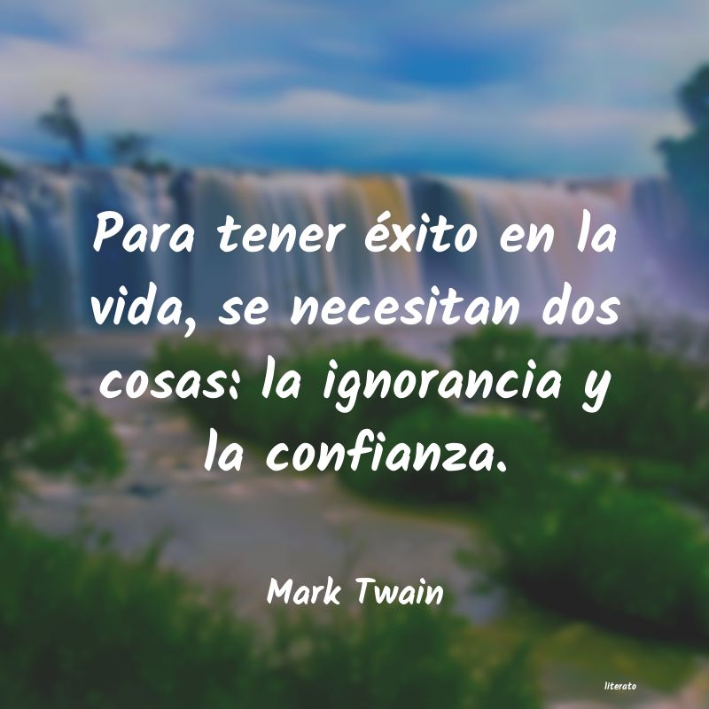 frases de Mark Twain