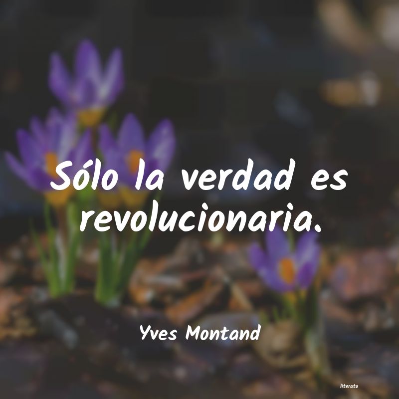 Frases de Yves Montand