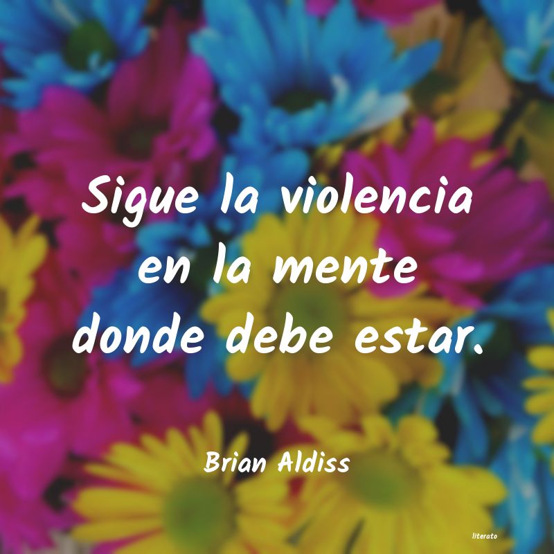 Frases de Brian Aldiss