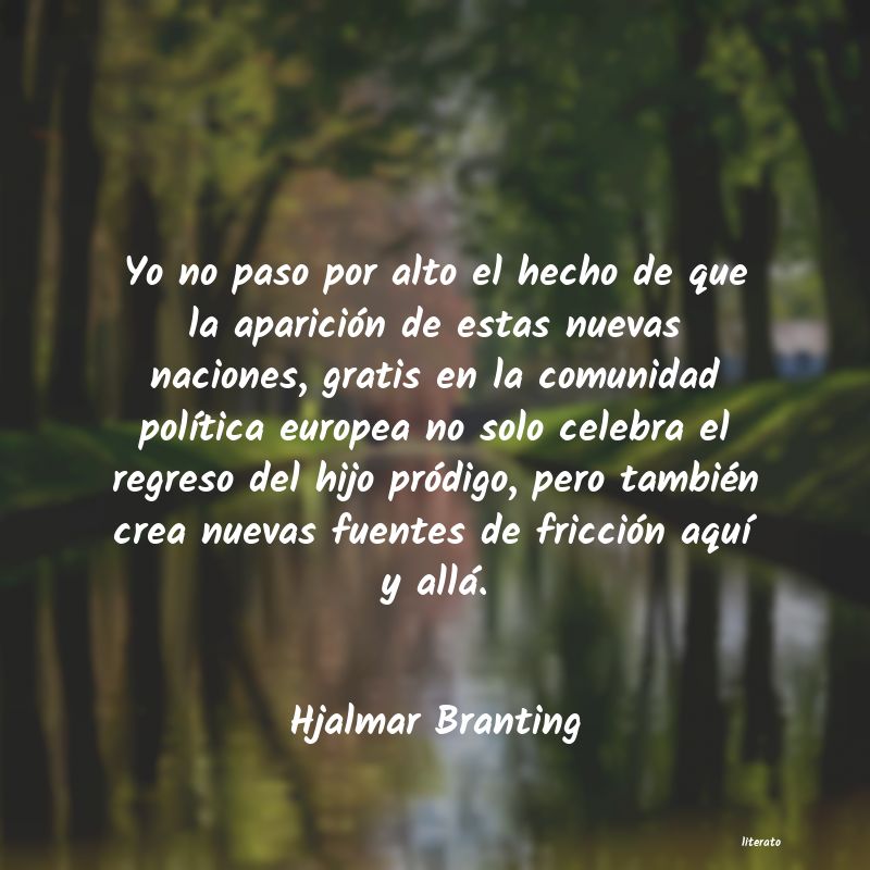 Frases de Hjalmar Branting