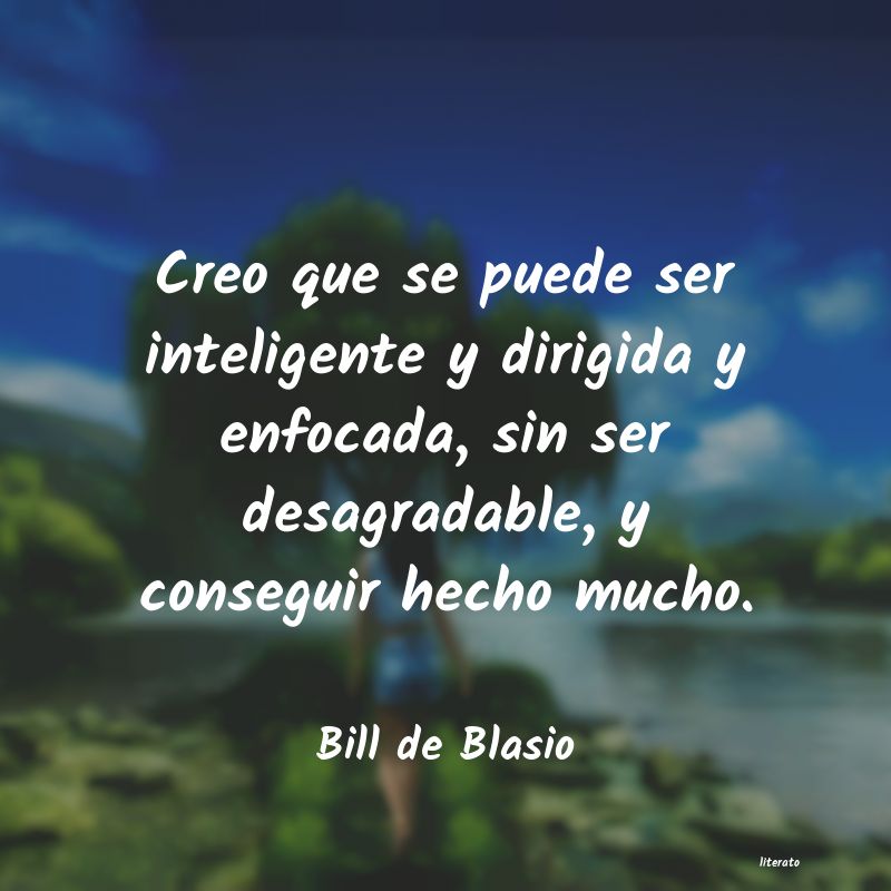 Frases de Bill de Blasio