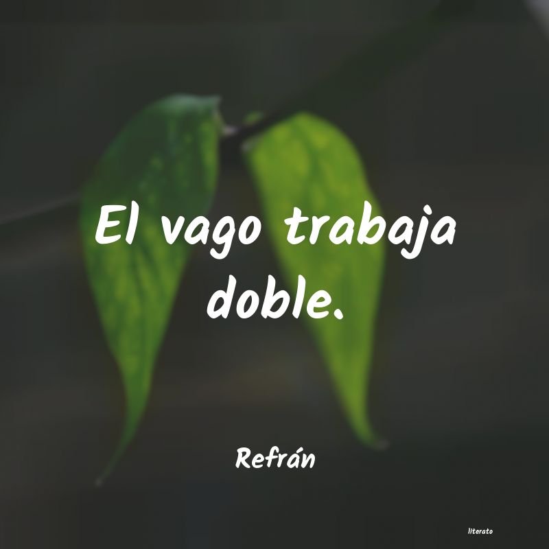 Frases de Refrán