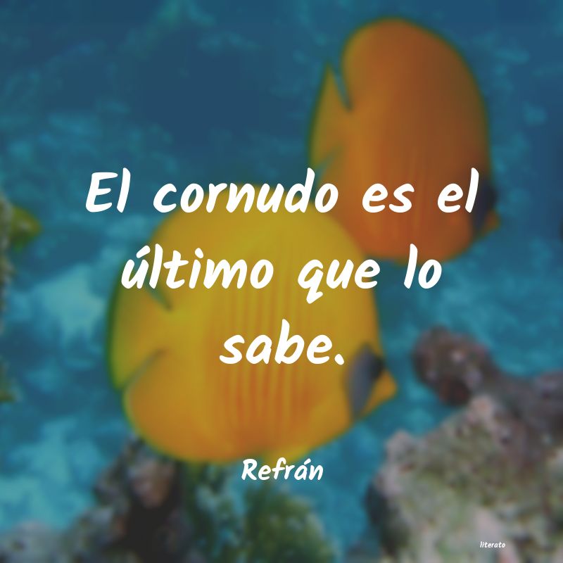 frases de Refrán