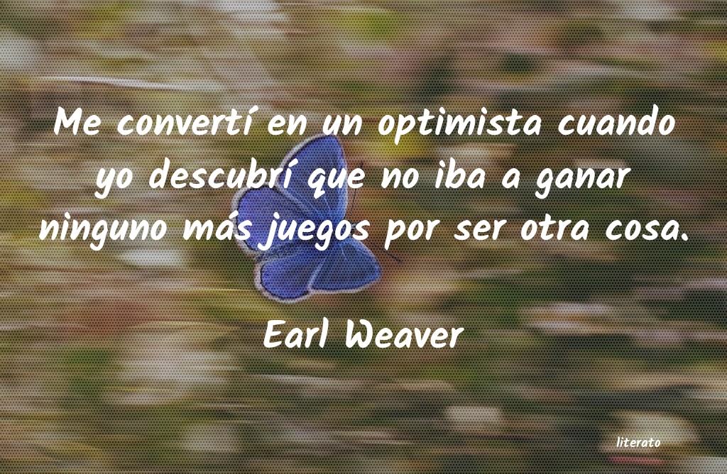 frases de Earl Weaver