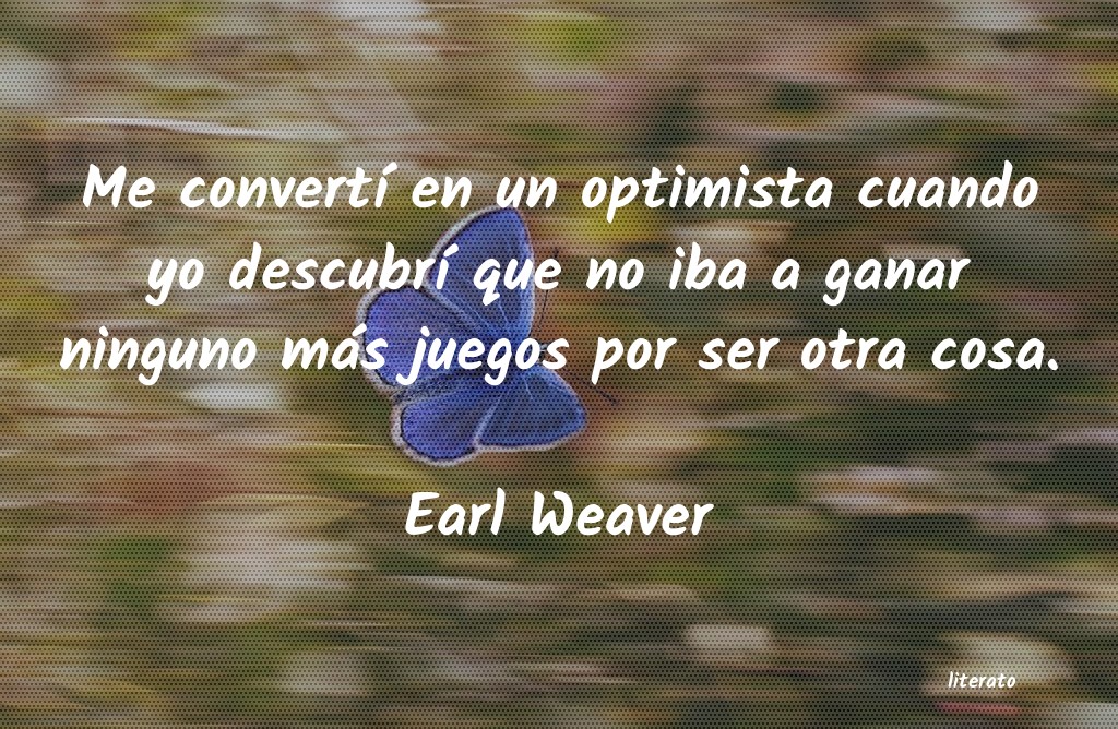 Frases de Earl Weaver