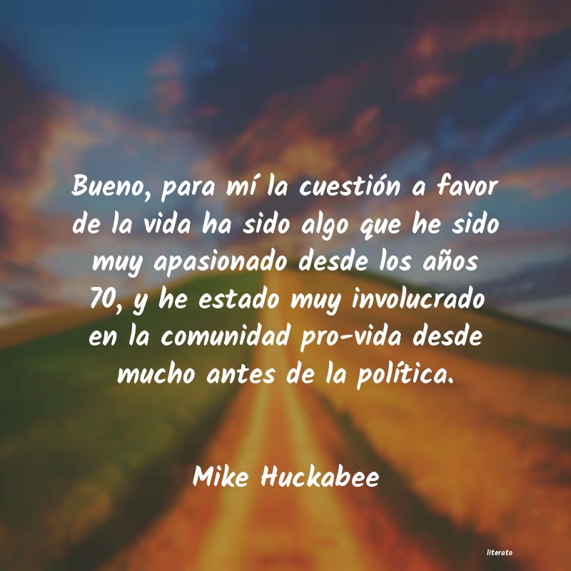 Frases de Mike Huckabee