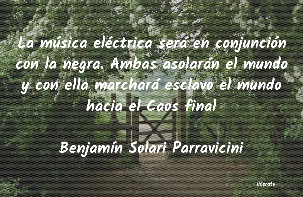 Frases de Benjamín Solari Parravicini