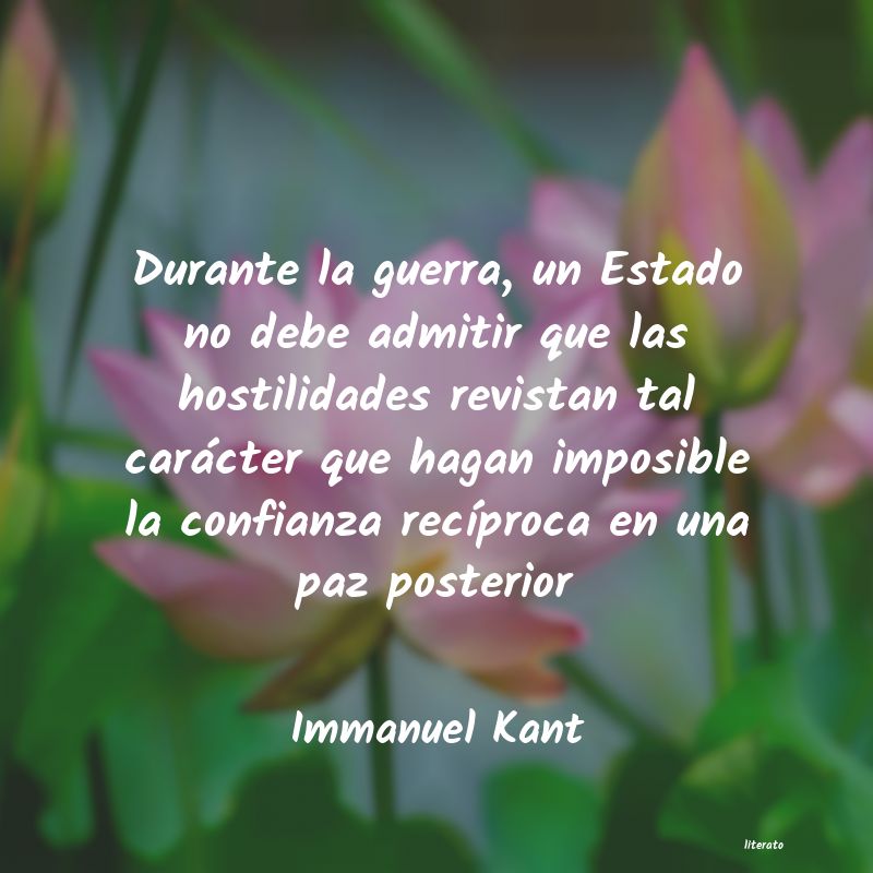 Frases de Immanuel Kant