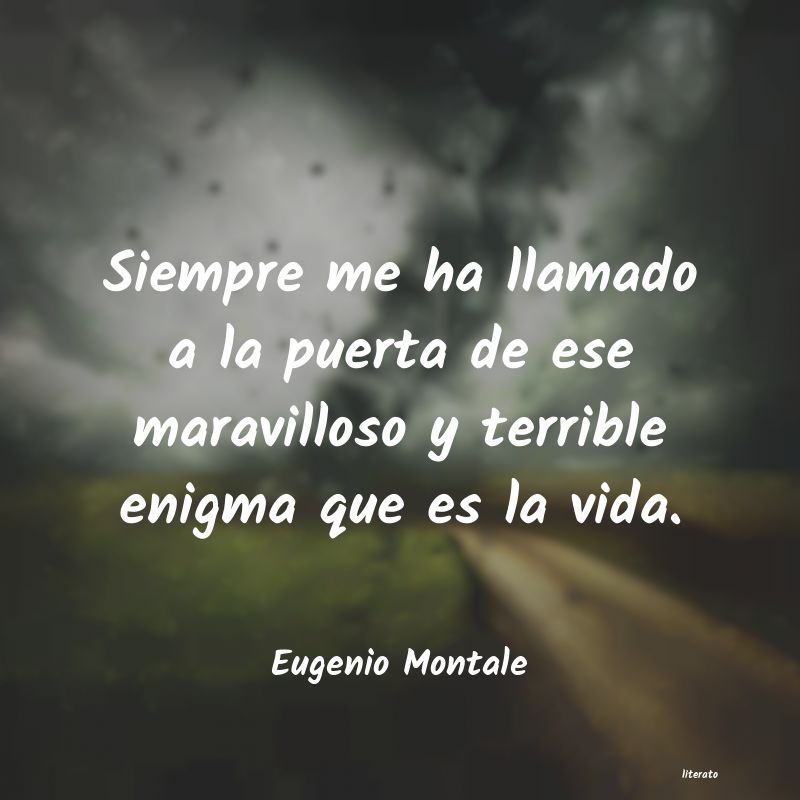 Frases de Eugenio Montale