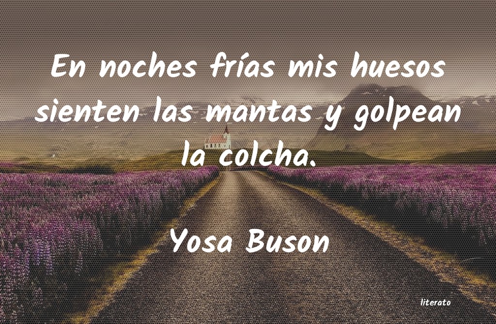 frases de Yosa Buson