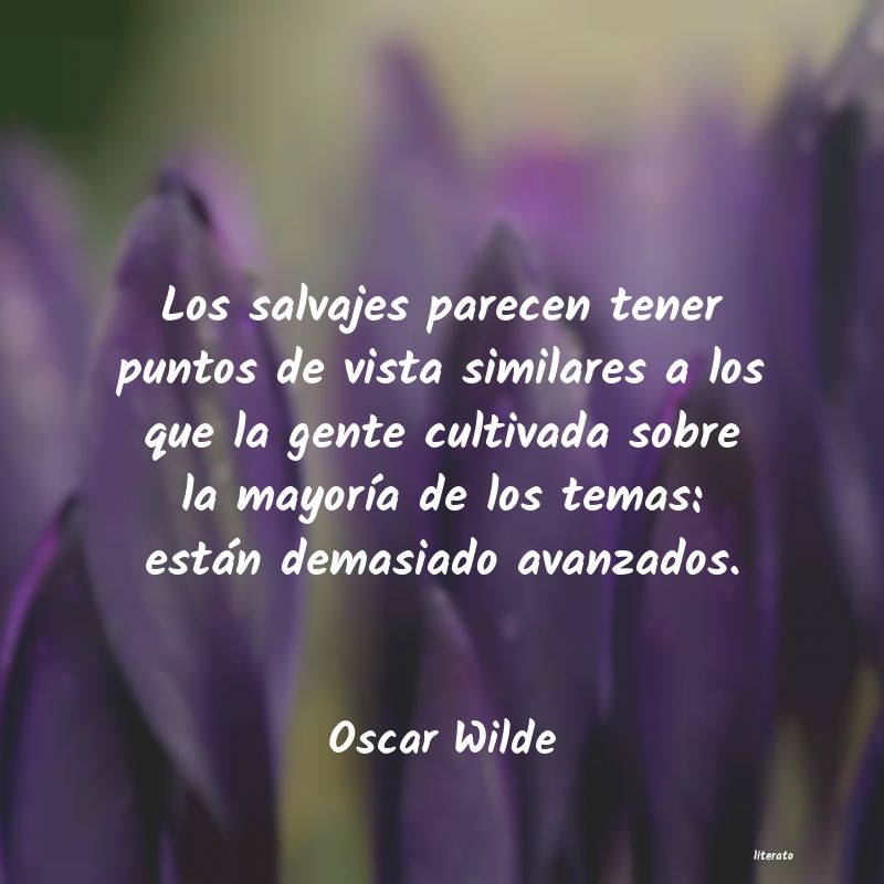 frases de Oscar Wilde