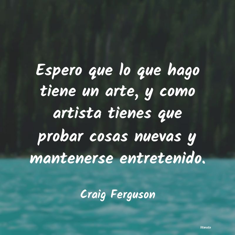 frases de Craig Ferguson