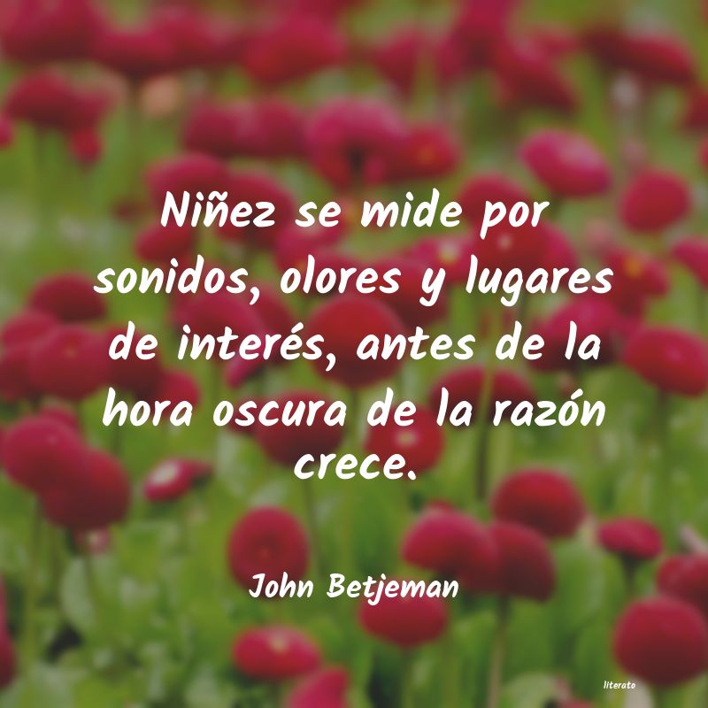 frases de John Betjeman