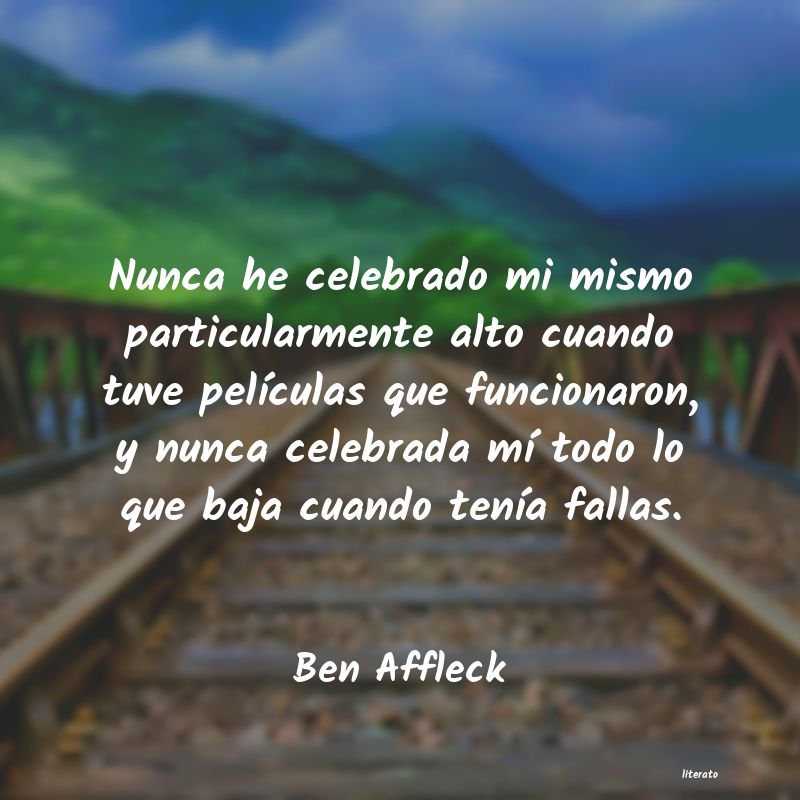 Frases de Ben Affleck