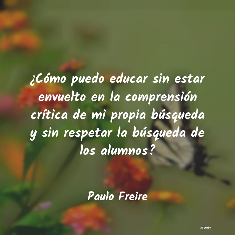 Frases de Paulo Freire