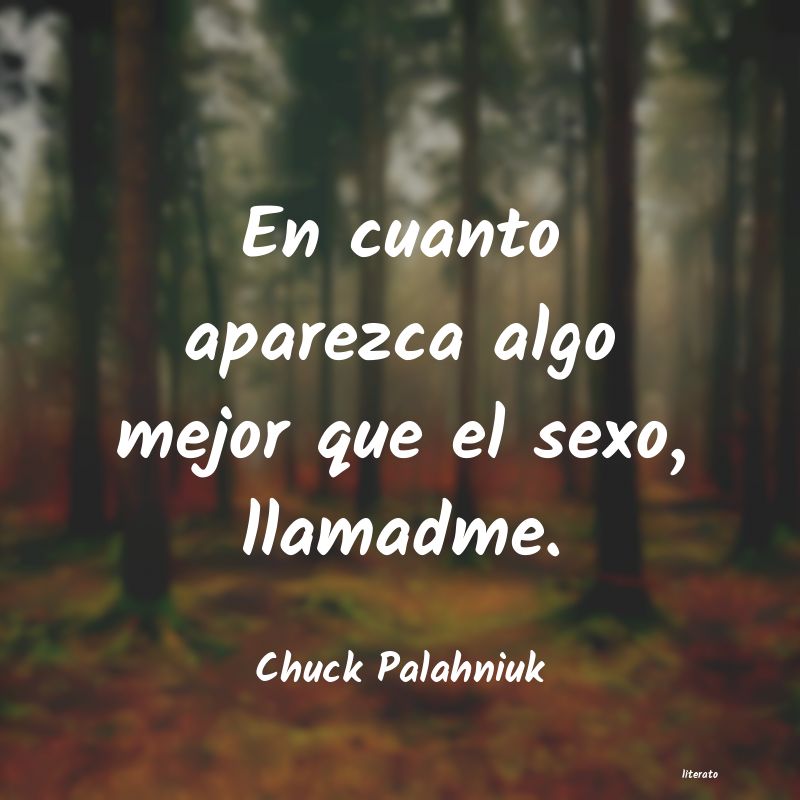 frases de Chuck Palahniuk