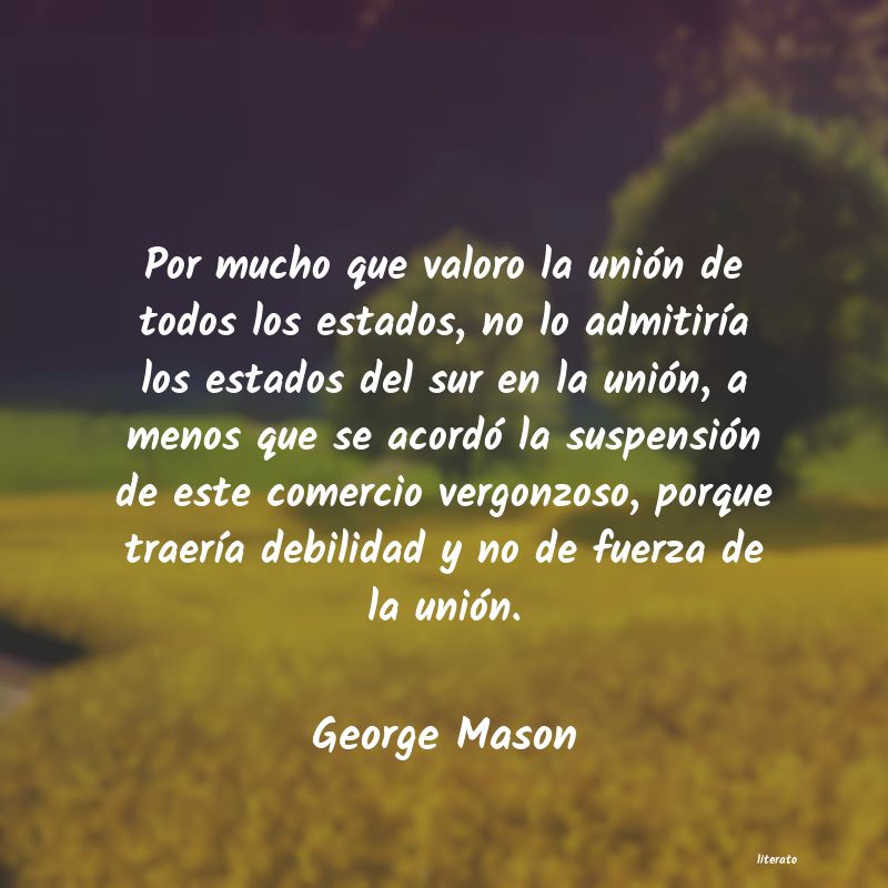 Frases de George Mason