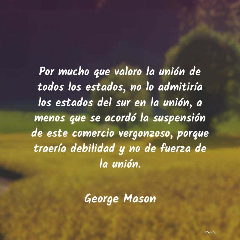 frases de George Mason