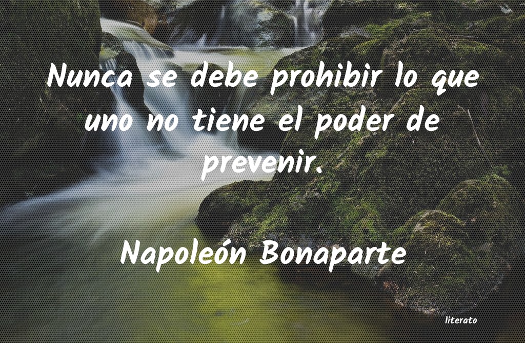 frases de Napoleón Bonaparte