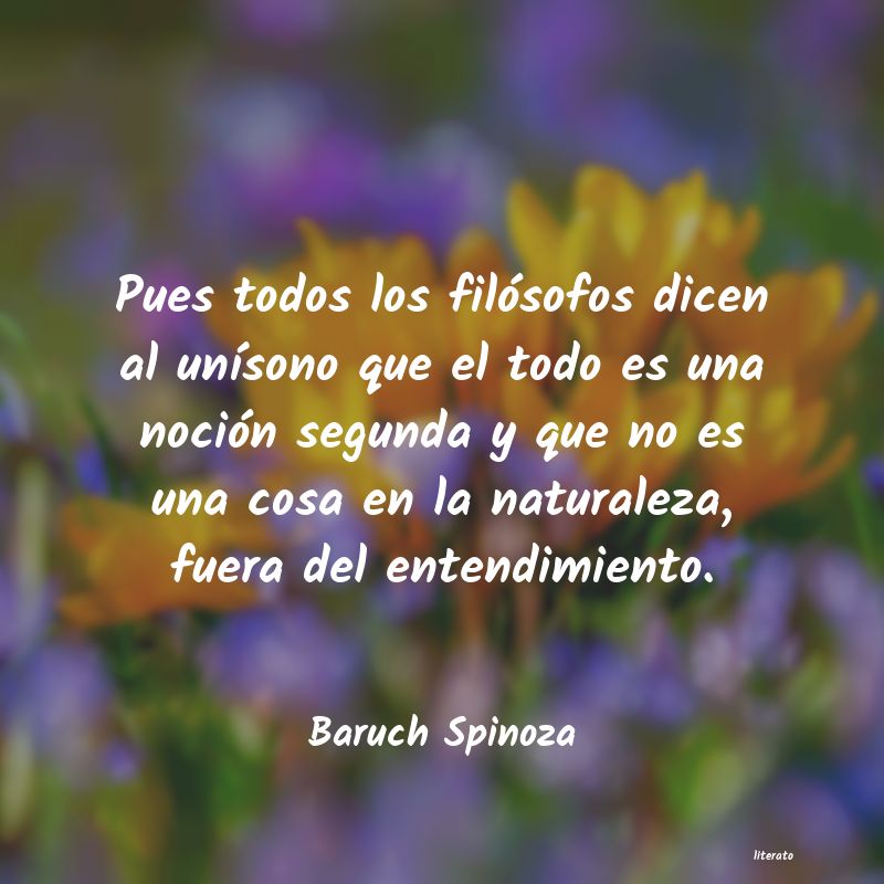 frases de Baruch Spinoza