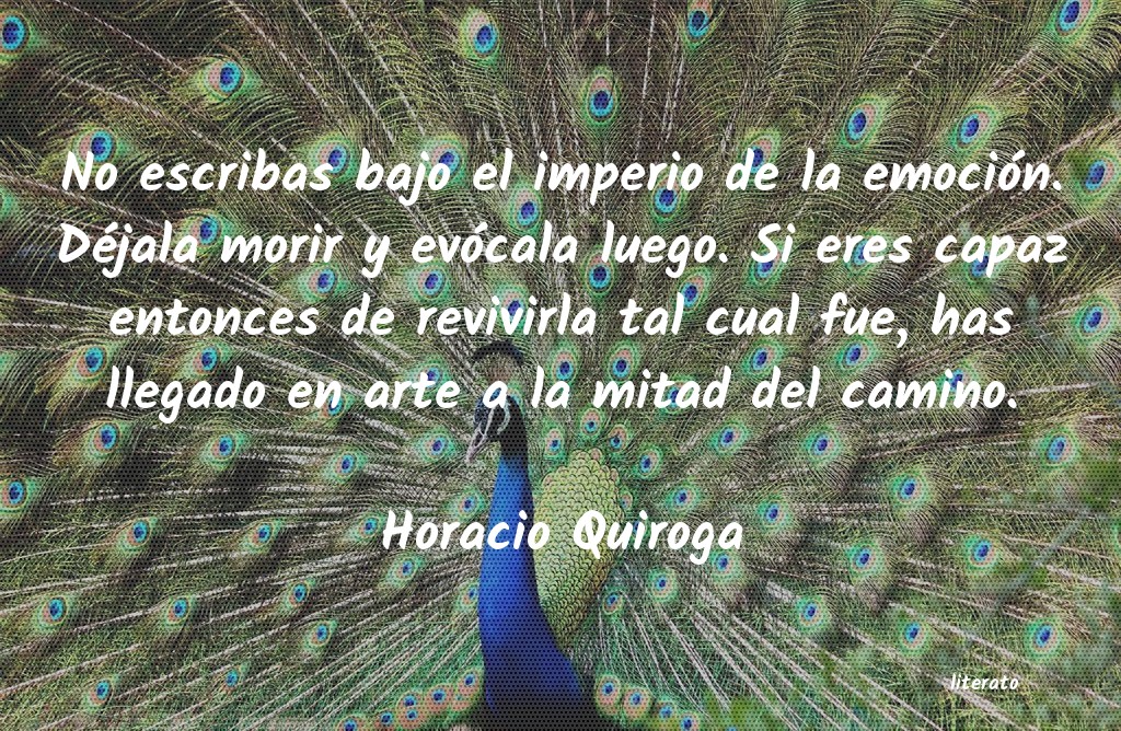 Frases de Horacio Quiroga