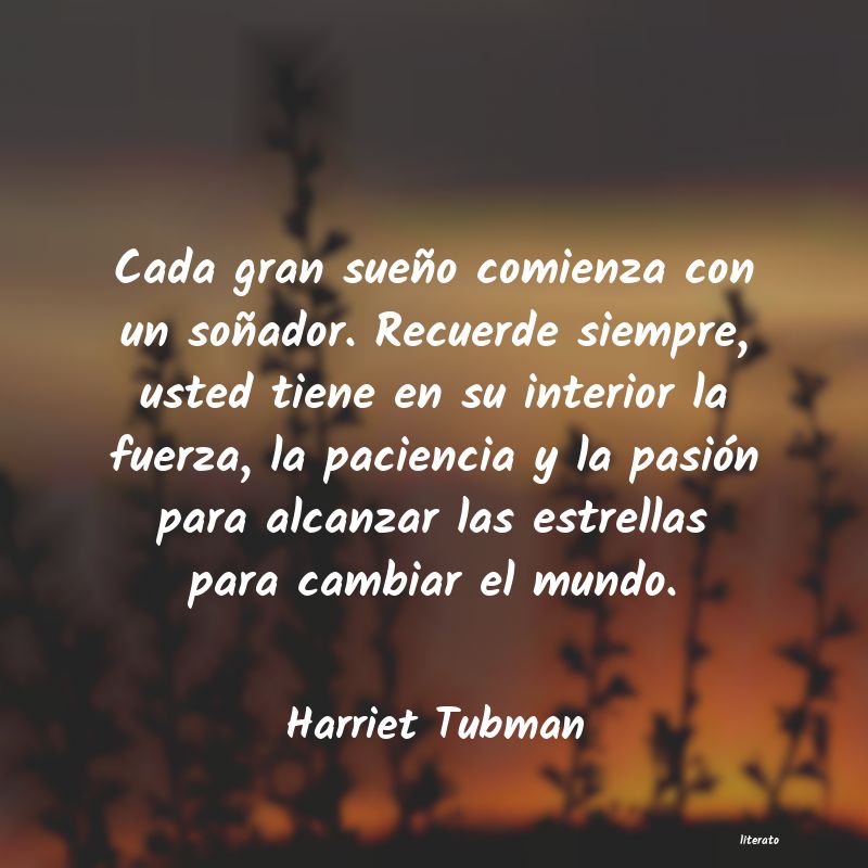 frases de Harriet Tubman