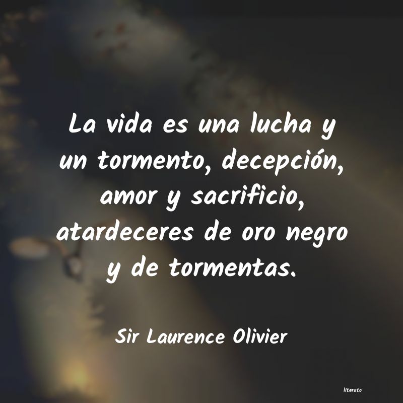 Frases de Sir Laurence Olivier