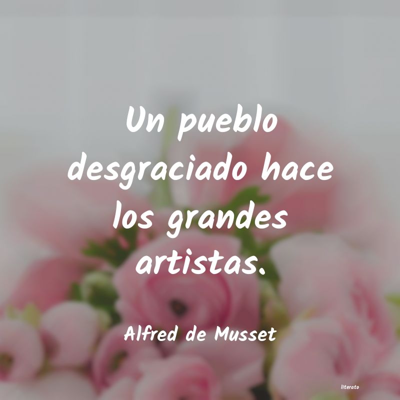 frases de Alfred de Musset