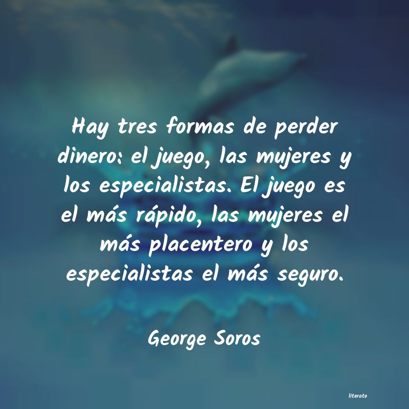 Frases de George Soros