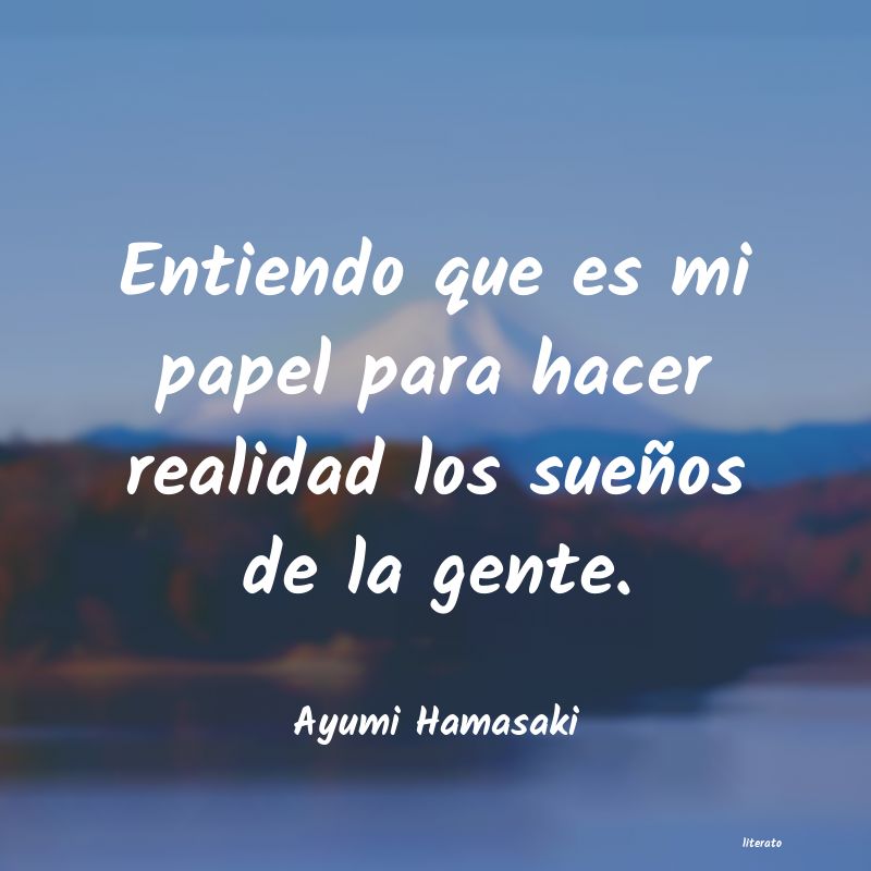 Frases de Ayumi Hamasaki