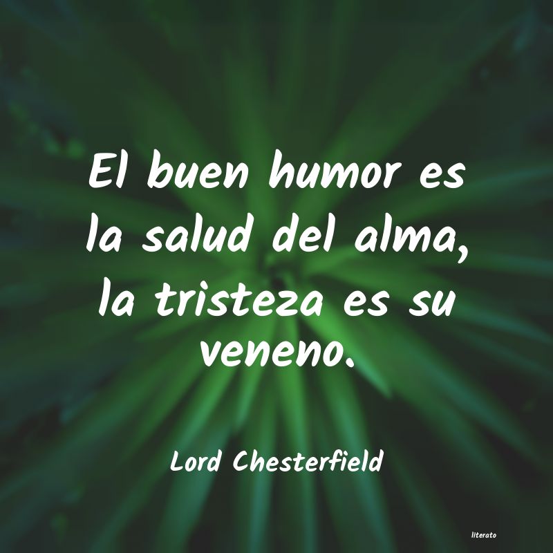 Frases de Lord Chesterfield