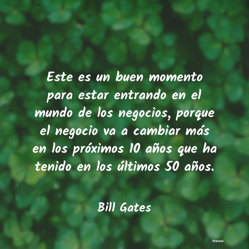 frases de Bill Gates