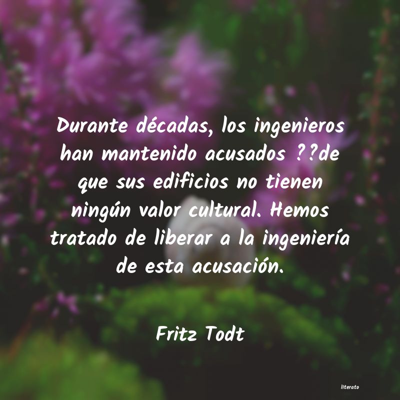 Frases de Fritz Todt