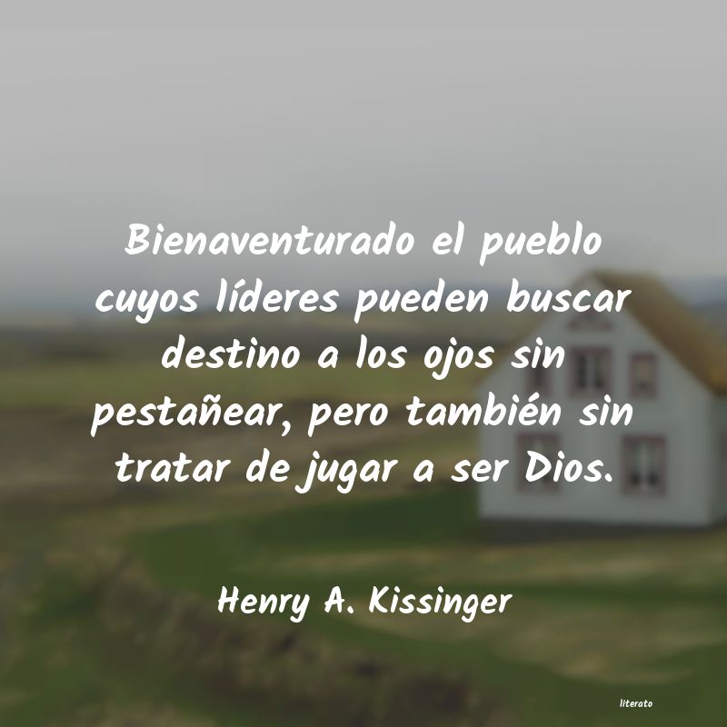 frases de Henry A. Kissinger